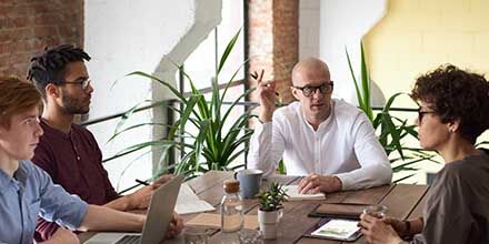 Workshop strategie met management consultants van Advisie