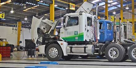 maximale efficiëntie met de werkplaatsmodule van Truckvison